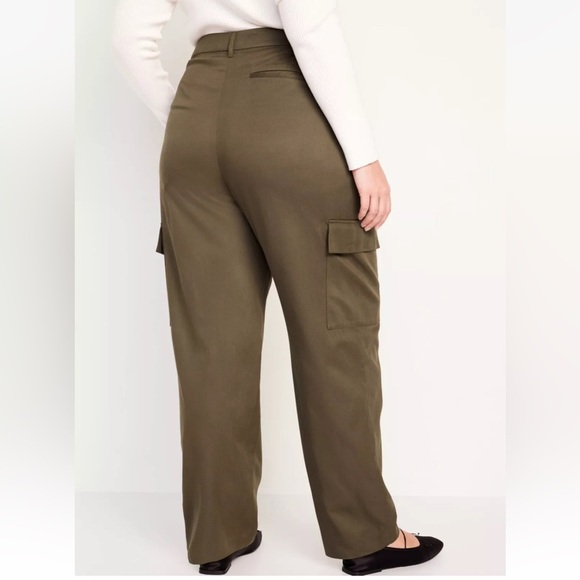 Old Navy Women's Extra High-Waisted Taylor Cargo Pants Reishi Size 3X - Picture 7 of 12